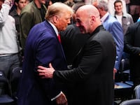 Donald Trump and Dana White