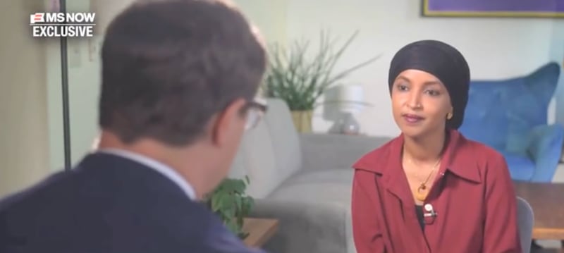 Rep. Ilhan Omar.