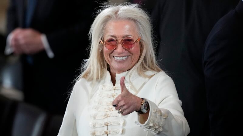 Republican political donor Miriam Adelson attends the inauguration of President Donald Trump.