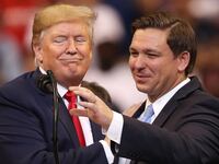 Former President Donald Trump introduces Florida Governor Ron DeSantis