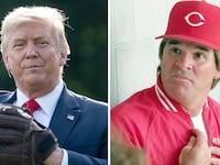 Donald Trump and Pete Rose.
