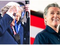 Donald Trump and Gavin Newsom.