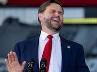 U.S. Vice President JD Vance speaks at ConcordPadgett Regional Airport on September 24, 2025 in Concord, North Carolina. Vance spoke about tax cuts and support for law enforcement.