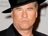SANTA MONICA, CA - SEPTEMBER 25: Actor Val Kilmer arrives at the 23rd Annual Simply Shakespeare Benefit reading of "The Two Gentleman of Verona" at The Broad Stage on September 25, 2013 in Santa Monica, California.