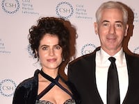 Neri Oxman and Bill Ackman.