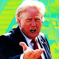 Donald Trump photo illustration