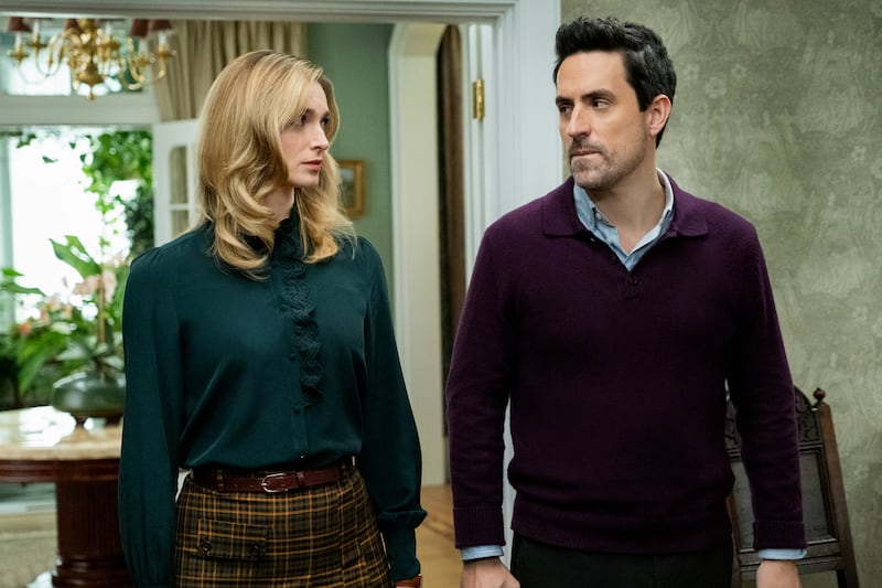 Ed Weeks as Charles and Allegra Edwards as Liz Photo in Eternally Yours.