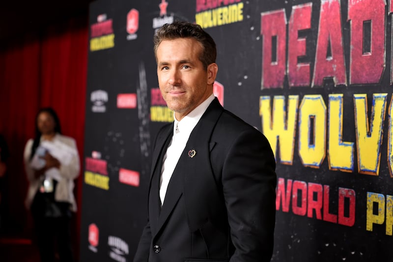 Ryan Reynolds attends the Deadpool & Wolverine World Premiere at the David H. Koch Theater on July 22, 2024 in New York City.