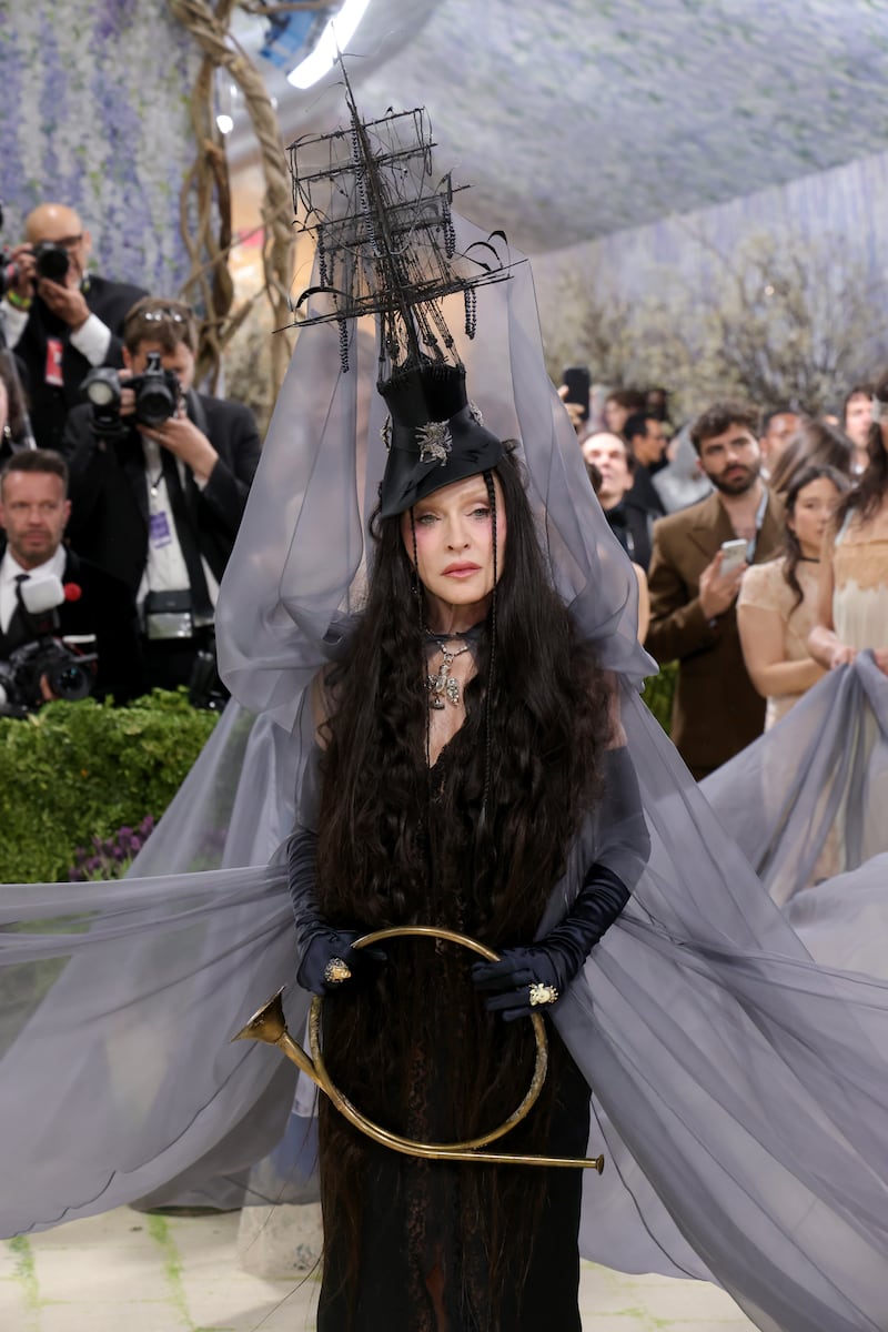 Madonna attends the 2026 Met Gala celebrating "Costume Art" at the Metropolitan Museum of Art on May 4, 2026, in New York City.