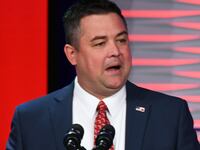 Then-Florida GOP Chairman Christian Ziegler addresses attendees at the Republican Party of Florida Freedom Summit at the Gaylord Palms Resort in Kissimmee.