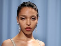 FKA Twigs attends the 2025 Met Gala Celebrating "Superfine: Tailoring Black Style" at Metropolitan Museum of Art on May 05, 2025 in New York City.