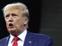 A picture of former President Donald Trump. Special counsel Jack Smith and his office are seeking to impose a “narrowly tailored” gag order against Donald Trump in his federal election interference case in D.C., according to a filing released Friday.