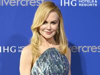 PALM SPRINGS, CALIFORNIA - JANUARY 03: Nicole Kidman at the Palm Springs International Film Festival Film Awards 2025 at Palm Springs Convention Center on January 03, 2025 in Palm Springs, California. (Photo by David Crotty/Patrick McMullan via Getty Images)