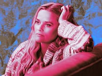 A photo illustration of Reese Witherspoon on The Morning Show.