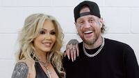 Bunnie XO and Jelly Roll on February 26, 2026 in Las Vegas, Nevada.