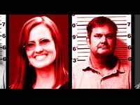 A photo illustration of Tammy Daybell and Chad Daybell.