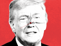 A Trump Clock. illo illustration