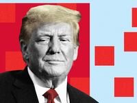 A photo illustration showing Donald Trump.