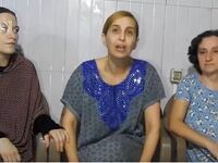 Hamas video of three Israeli hostages