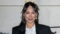 NEW YORK, NEW YORK - FEBRUARY 12: Actress Dorothy Wang is seen arriving to the Oscar de la Renta Fall 2025 runway show during New York Fashion Week on February 12, 2025 in New York City. (Photo by Gilbert Carrasquillo/GC Images)