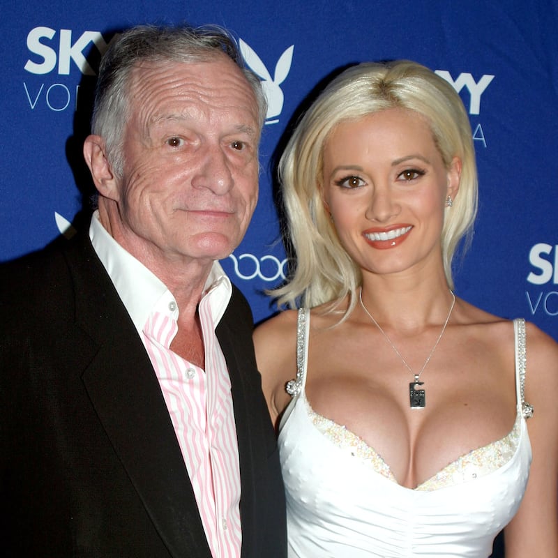 Hugh Hefner and Holly Madison in 2006.