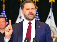 Vice President JD Vance speaks at Royalston Square in Minneapolis, Minnesota, on January 22, 2026.