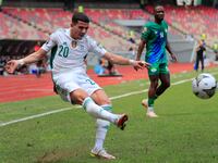 Youcef Atal in action in Algeria v Sierra Leone match