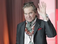 Actor Val Kilmer visits the United Nations headquarters in New York City, New York to promote the 17 Sustainable Development Goals (SDGs) initiative, July 20, 2019.