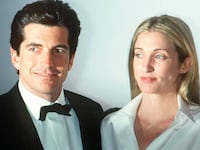John Kennedy Jr And Carolyn Bessette At "Brite Nite Whitney" Fundraising Gala At The Whitney Museum Of American Art in 1999.
