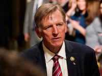 U.S. Representative Paul Gosar (R-AZ) walks through Statuary Hall ahead of U.S. President Joe Biden’s State of the Union Address in Washington, U.S., February 7, 2023.