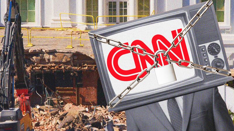 CNN, white house ballroom