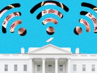 Elon Musk, White House wifi photo illustration