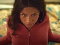 A close up of Zendaya in 'Challengers'