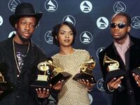 The Fugees (from left) Wyclef Jean, Lauryn Hill and Prakazrel Michel.