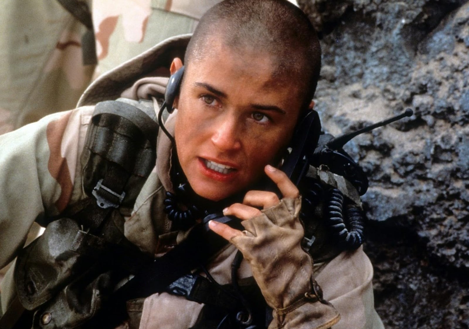 Demi Moore shaved her head for her role as Jordan O'Neill in the 1997 movie "G.I. Jane".