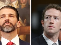 Donald Trump Jr. and Mark Zuckerberg.