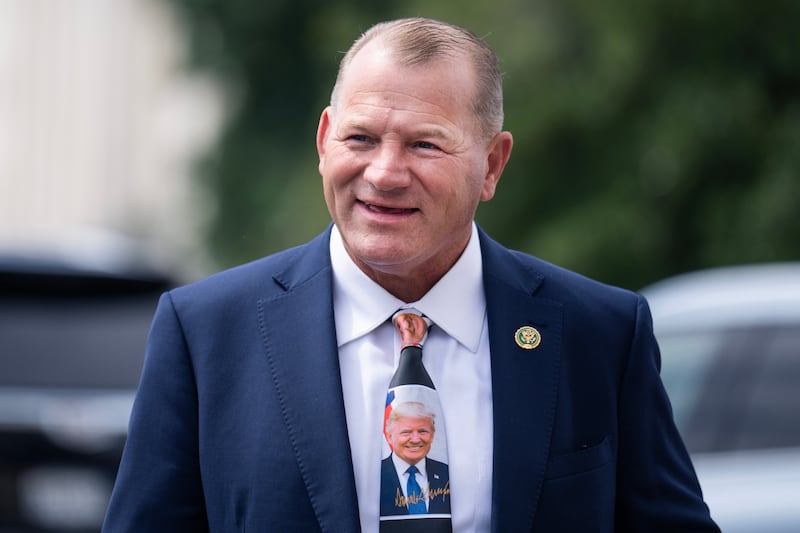 Troy Nehls is routinely seen smoking cigars on Capitol Hill, and once wore gold Trump sneakers and a Trump tie to work.