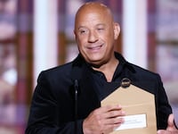 Vin Diesel during the 82nd Annual Golden Globes held at The Beverly Hilton on January 05, 2025 in Beverly Hills, California.