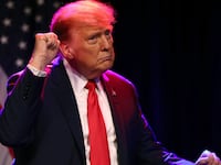 Donald Trump dancing.