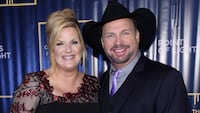 Trisha Yearwood and Garth Brooks attend a gala at the Intrepid Sea-Air-Space Museum in New York City on September 26, 2019.