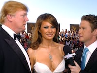 Donald Trump, Melania Trump and Billy Bush