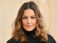 Nadia Farès attends the Christian Dior Haute Couture Spring-Summer 2025 show as part of Paris Fashion Week on January 27, 2025 in Paris, France.