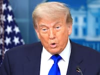 Donald Trump speaks on recent Supreme Court rulings in the briefing room at the White House on June 27, 2025 in Washington, D.C.
