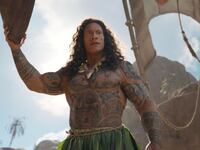 Dwayne Johnson in Moana.