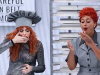 Natasha Lyonne and Tracee Ellis Ross speak onstage at the 75th Primetime Emmy Awards held at the Peacock Theater on January 15, 2024 in Los Angeles, California.