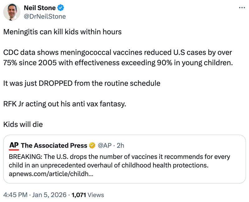 Dr. Neil Stone on X