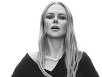Nicole Kidman in a garter belt on the cover of W Magazine.