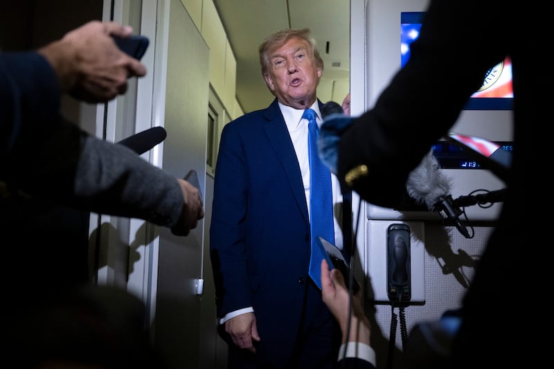 Multiple Trump officials have said the president sleeps little, and overseas trips on AIr Force One don't appear to be an exception.