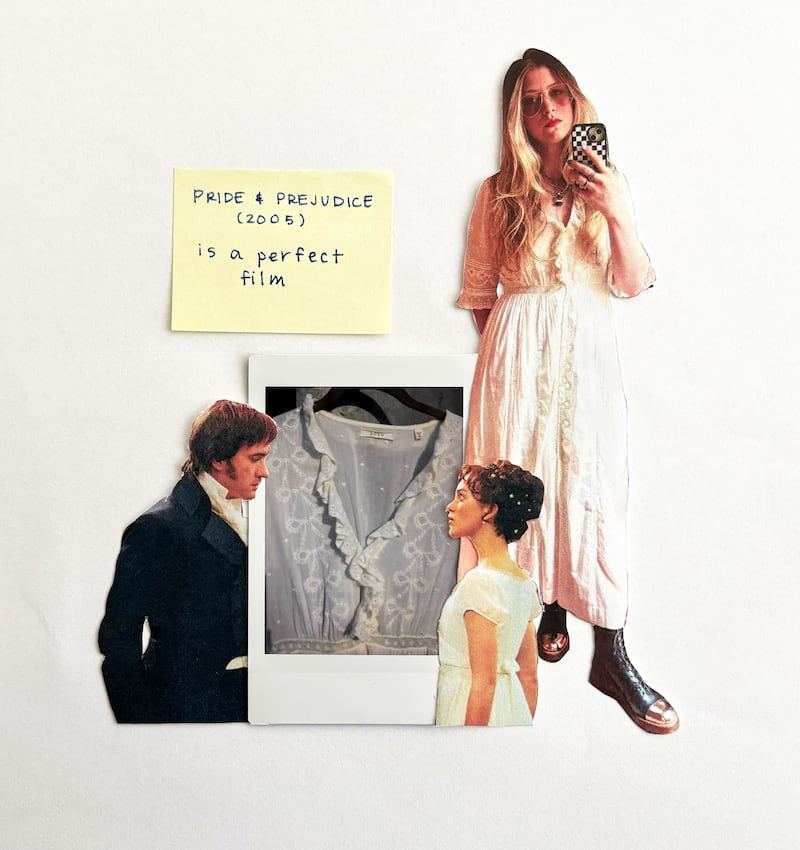 Pride and Prejudice (2005) and doen white dress