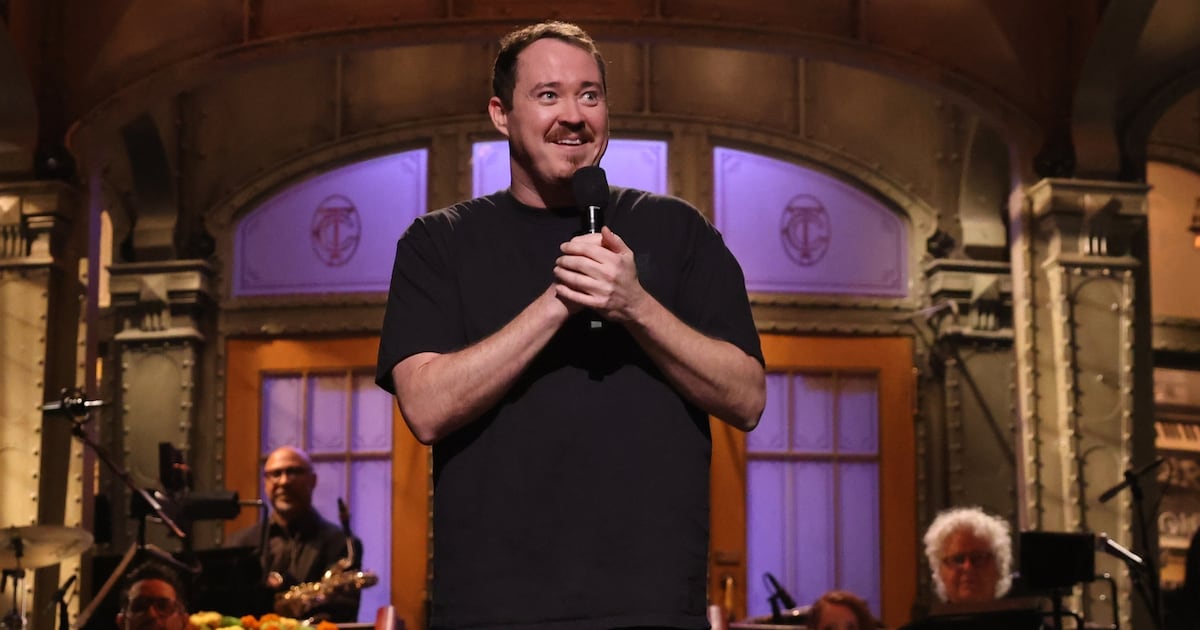 Photo: Thedailybeast SATURDAY NIGHT LIVE -- Episode 1907 -- Pictured: Host Shane Gillis during the monologue on Saturday, October 10, 2026